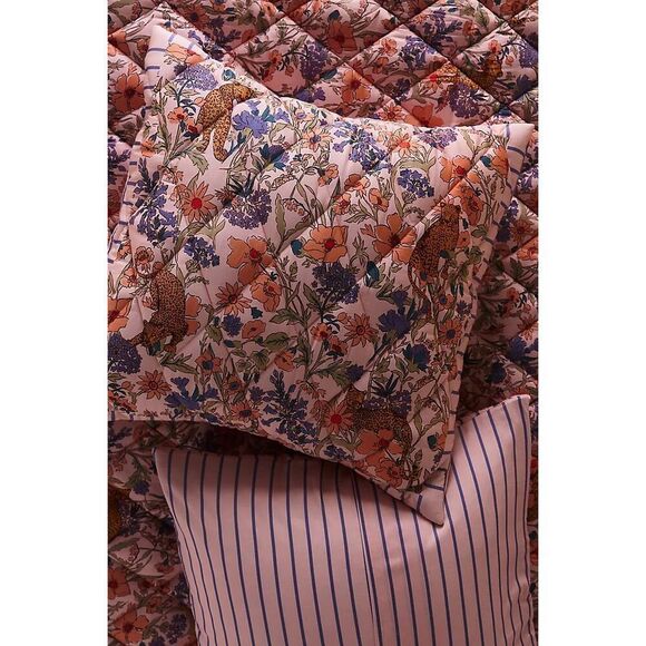 Anthropologie Maeve Organic Sateen Adelaide Euro Sham ONE NEW - Picture 1 of 7